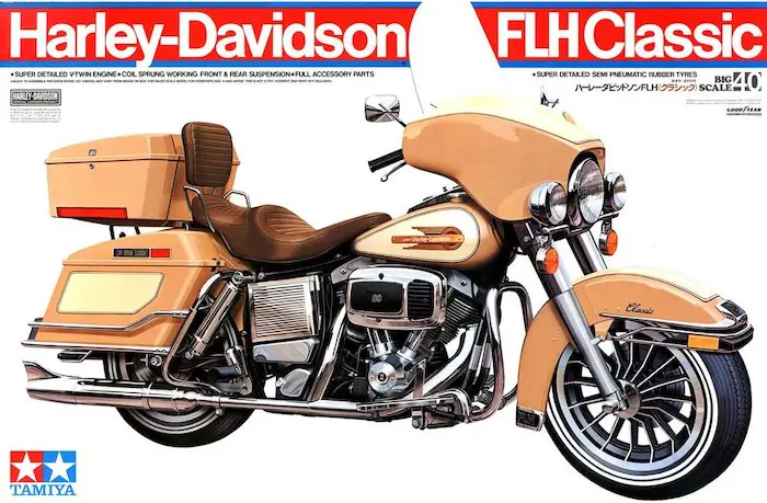 โมเดลมอเตอร์ไซด์ทามิย่า ขนาด 1/6 Tamiya TA16040 Harley Davidson FLH Classic