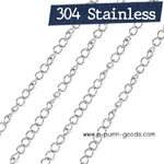 โซ่สแตนเลส Twisted Chain 3x4 มม. (304Stainless Steel)