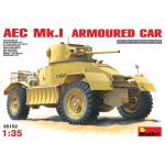 โมเดลรถหุ้มเกราะทหาร MiniArt ขนาด 1/35 MI35152 Aec Mk.I Armored Car