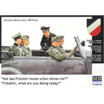 โมเดลฟิกเกอร์ Master Box ขนาด 1/35 MB3570 Fraulein, What are you doing today? German Military Men, WWII Era