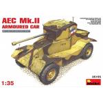 โมเดลรถหุ้มเกราะทหาร MiniArt ขนาด 1/35 MI35155 Aec Mk.II Armoured Car