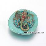 ลูกปัดอินโดนีเซีย ~36 มม. (Handmade Indonesia Beads)