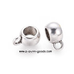 ตัวแขวนจี้ 5x8 มม. สีเงินโบราณ