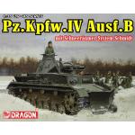 โมเดลรถถังจำลอง Dragon Models 1/35 DRA6764 Pz.IV Ausf.B mit Gelandepflug