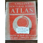 COLLINS NEW CLEAR SCHOOL ATLAS พร้อมแผ่นพับแผนที่ใช้ประกอบหนังสือเรียนฯชั้นมัธยมศึกษาปีที่3