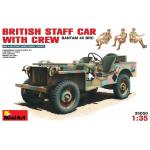 โมเดลรถทหาร MiniArt ขนาด 1/35 MI35050 British Staff Car w/Crew