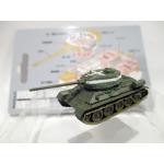 โมเดลรถถังจำลองขนาด 1/144 ทาคาร่า ชุดเวิลด์แท็งมิวเซียม ซีรียส์ 1 No.15 รถถัง T34/85 กองทัพโซเวียต ลายกางเขน