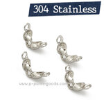 ตัวปิดปมสแตนเลส 6x3 มม. (304Stainless Steel)