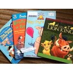 The Three Little Pigs and Puss in Boots, Buster Takes a Hostage, Iggy Pig's Party และ THE LION KING รวม 4 เล่ม