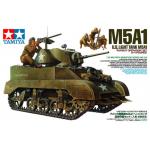 โมเดลรถถังทามิย่า ขนาด 1/35 Tamiya TA35313 U.S.Light Tank M5A1 (w/4 Figures)