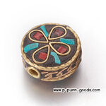 ลูกปัดอินโดนีเซีย 16 มม.(Handmade Indonesia Beads)