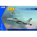 โมเดลเครื่องบินรบ Kinetic Model 1/48 KI-K48026 AMX GROUND ATTACK AIRCRAFT - BRAZIL&ITALY SINGLE SEAT FIGHTER