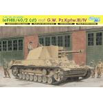 โมเดลรถถังจำลอง Dragon Models 1/35 DRA6710 leFH18/40/2 (sf) auf G.W. Pz.Kpfw.III/IV