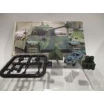 โมเดลรถจำลองขนาด 1/144 ทาคาร่า ชุดเวิลด์แท็งมิวเซียม ซีรียส์ 3 No.47 รถจี๊บและเต๊นท์ กองทัพเยอรมัน สีฟ้าอ่อน