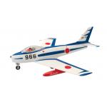 โมเดลเครื่องบินจำลอง ยี่ห้อเอฟทอย ขนาด 1/144 ชุด Blue Impulse of That Day #3 F-86F YD1964 Blue