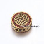 ลูกปัดอินโดนีเซีย 15~16 มม (Handmade Indonesia Beads)