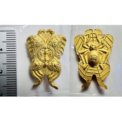 เทพจำแลงภมร (โลหะชุบทอง) Butterfly (Metal, Gold plated). SKU-01557