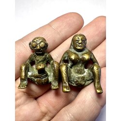 คู่รักพ่องั่งแม่เป๋อเขมร (พิมพ์จิ๋ว) / Couple Cambodia Phor Ngang & Mae Pher (Mini model) SKU-02431