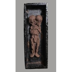 ลูกกรอกสองหัวนอนโลง Double-Headed Lukkrok In Coffin. SKU-03783