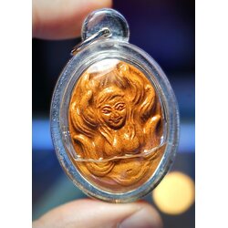 นางจิ้งจอกเก้าหาง (เลี่ยมน้ำมัน) Nine-Tailed Fox. (Inlaid oil) SKU-02112