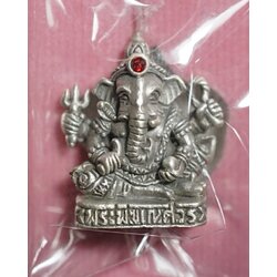 พระพิฆเนศวร (เนื้อสัมฤทธิ์ชุบซาติน) Ganesha (Bronze Material, Satin Plated). SKU-03177
