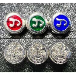 หัวนะโม (ขนาดเล็ก ชุดสีเงิน, 1 กล่องมี 3 สี) Na Mo head (Small size, Silver color Set: 1 box have 3 Longya) สำเนา SKU-02134