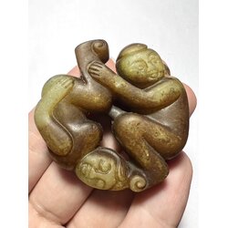 อิ้นหินแกะหยินหยาง / Carving Stone Yin-Yang Inn-Kuu. SKU-02286
