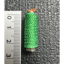 ตะกรุดไหมเจ็ดสีเสาร์ห้า (สีเขียว) Seven-colored thread takrud (Green color) SKU-02781