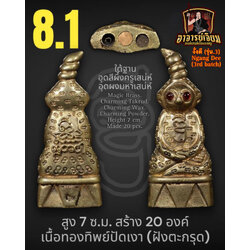 งั่งดี (รุ่น.3) [เนื้อทองทิพย์ปัดเงา/สูง 7 ซม.] Ngang Dee (3rd batch). [Magic Brass/Height 7 cm.] SKU-03210