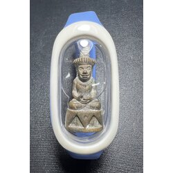 พระสีสะแลงแงง รุ่นแรก ทรงขอมพันปี (พร้อมสายรัดข้อมือ, สีน้ำเงิน) Phra Si Salaeng Ngaeng 1st batch-Ancient Khmer Dress (Wristband, Blue Color), SKU-02739