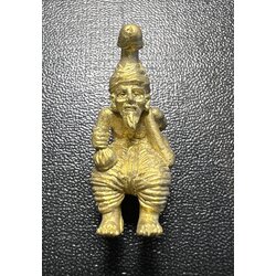 ฤาษีนกเค็ด (เนื้อทองเหลือง, พิมพ์ยืน) Lersi Nok Khet (Brass, stand posture) SKU-02199
