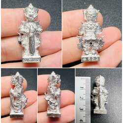 ท้าวเวสสุวรรณ (พิมพ์ใหญ่, ชุบเงิน) Thao Wessuwan (Big size, Silver Plated) SKU-01849