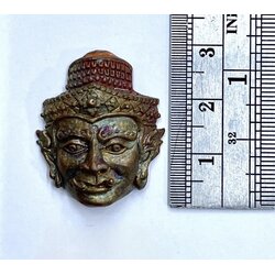 เศียรครูปู่ท้าวเวสสุวรรณ [ทองแดง] Vessuwan Teacher Mask [Copper] SKU-01887
