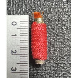 ตะกรุดไหมเจ็ดสีเสาร์ห้า (สีแดง) Seven-colored thread takrud (Red color) SKU-02778