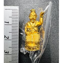 กุมารทองกวักทรัพย์ จุกเดียว (ชุปทอง) One-Tuft Kumarnthong Beckoning Wealth (Gold cover) SKU-01823