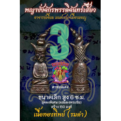 พญางั่งจักรพรรดิจันทร์เสี้ยว (6 ซม,เนื้อทิพย์รมดำ) Crescent Moon Emperor Ngang. (ุ6 cm,magic brass blackened material) SKU-03973