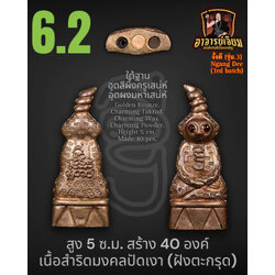 งั่งดี (รุ่น.3) [เนื้อสำริดมงคลปัดเงา/สูง 5 ซม.] Ngang Dee (3rd batch). [Golden Bronze/Height 5 cm.] SKU-03207