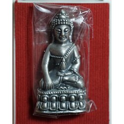 พระกริ่งกลฺยาโณ (เนื้อสัมฤทธิ์ชุบซาติน) Phra Kring Kanlayano (Bronze Material, Satin Plated). SKU-03262