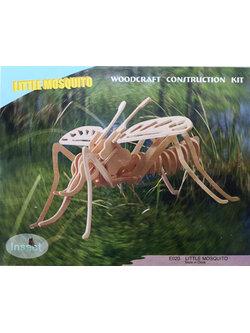 Dinokids3D ตัวต่อไม้ 3 มิติ ยุง Mosquito จิ๊กซอว์ไม้ โมเดลไม้ 3 มิติ