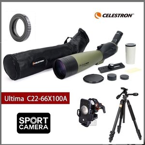 (Package) กล้องส่องทางไกล ดูนก CELESTRON 22-66x100A
