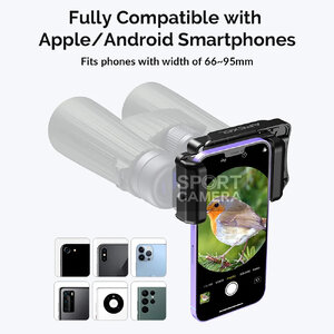 ตัวยึดโทรศัพท์มือถือกับกล้องส่องทางไกล กล้องดูดาว กล้องดูนก กล้องจุลทรรศน์ ปี2024