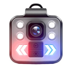 กล้อง+ไฟฉาย LED แบบคลิปหนีบ บันทึกได้นาน 5 ชม. Built-in 1000mAh แบตเตอรี่ รุ่น LEDCAM01