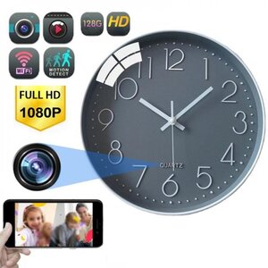 กล้องแอบถ่าย กล้องนาฬิกาติดผนัง กล้องวงรปิดไร้สายระบบ WIFI รุ่น Wa01