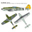 โมเดลเครื่องบิน Platz Hobby 1/144 PDR-14 Focke-Wulf Fw190D-9 `Yellow Tail` (Set of 2)