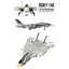 โมเดลเครื่องบิน Academy ขนาด 1/72 AC12563 USN F-14A " VF-143 PUKIN DOGS "