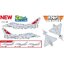 โมเดลเครื่องบิน Platz Hobby 1/144 FC-15 Eurofighter Typhoon (Set of 2)