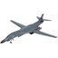 โมเดลเครื่องบิน Platz Hobby 1/144 AE144-5 USAF B-1B Lancer Guam Andersen Air Force Base