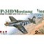 โมเดลเครื่องบิน Platz Hobby 1/144 PDR-1 WW.II USA P-51D Mustang (2 Set)
