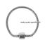 สร้อยข้อมือคลิปล็อค สแตนเลส 18 ซม. (Stainless Steel)