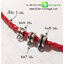 ตัวแขวนจี้ 4x8 มม. สีเงินโบราณ